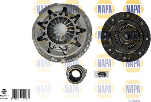 NAPA NCL1017 - Kit d'embrayage droxauto.com