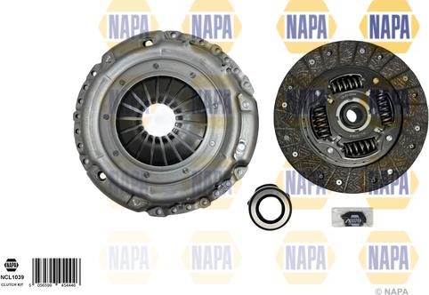 NAPA NCL1039 - Kit d'embrayage droxauto.com