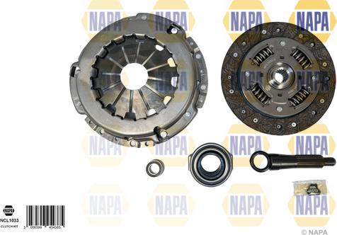 NAPA NCL1033 - Kit d'embrayage droxauto.com