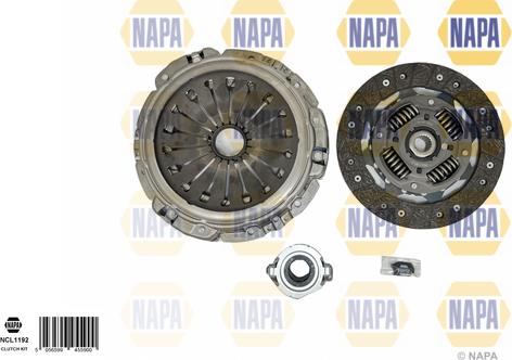 NAPA NCL1192 - Kit d'embrayage droxauto.com