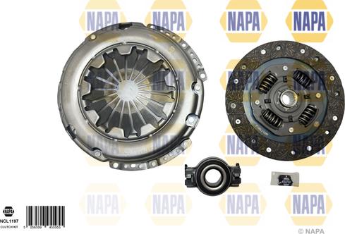 NAPA NCL1197 - Kit d'embrayage droxauto.com