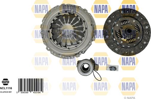 NAPA NCL1116 - Kit d'embrayage droxauto.com