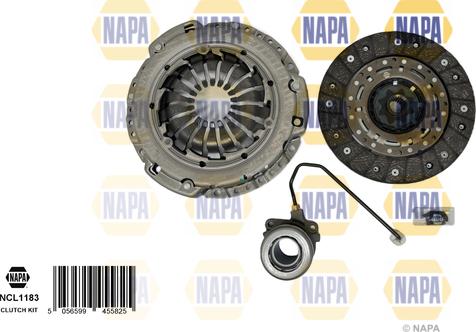 NAPA NCL1183 - Kit d'embrayage droxauto.com