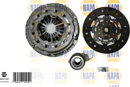 NAPA NCL1137 - Kit d'embrayage droxauto.com