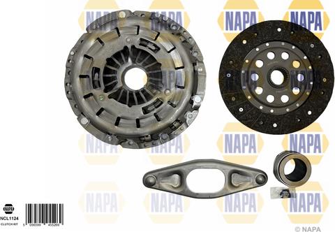 NAPA NCL1124 - Kit d'embrayage droxauto.com