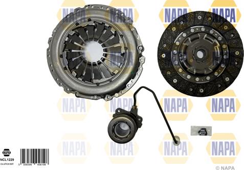 NAPA NCL1229 - Kit d'embrayage droxauto.com
