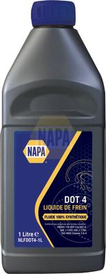 NAPA NLFDOT4-1L - Liquide de frein droxauto.com