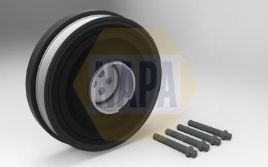 NAPA NTV1054 - Poulie, vilebrequin droxauto.com