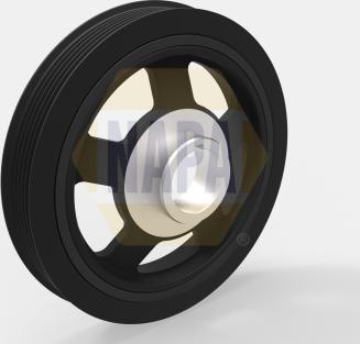 NAPA NTV1060 - Poulie, vilebrequin droxauto.com