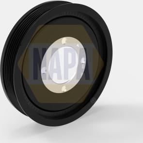 NAPA NTV1063 - Poulie, vilebrequin droxauto.com