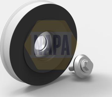 NAPA NTV1002 - Poulie, vilebrequin droxauto.com