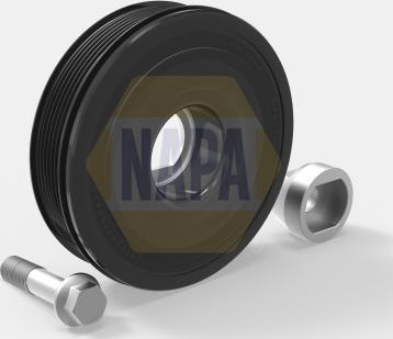 NAPA NTV1080 - Poulie, vilebrequin droxauto.com