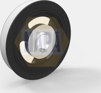 NAPA NTV1036 - Poulie, vilebrequin droxauto.com