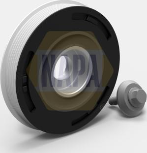 NAPA NTV1022 - Poulie, vilebrequin droxauto.com