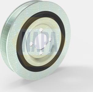 NAPA NTV1107 - Poulie, vilebrequin droxauto.com