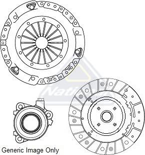 NATIONAL CK10470-106 - Kit d'embrayage droxauto.com