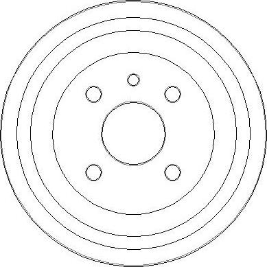 NATIONAL NDR014 - Tambour de frein droxauto.com