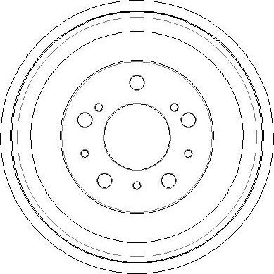 NATIONAL NDR030 - Tambour de frein droxauto.com