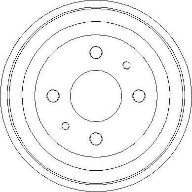 NATIONAL NDR026 - Tambour de frein droxauto.com