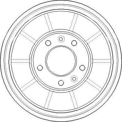NATIONAL NDR362 - Tambour de frein droxauto.com