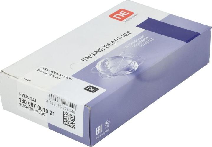 NE 180087001921 - Kit de coussinet de vilebrequin droxauto.com