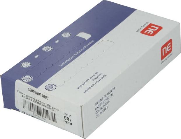 NE 180038001600 - Kit de coussinet de vilebrequin droxauto.com