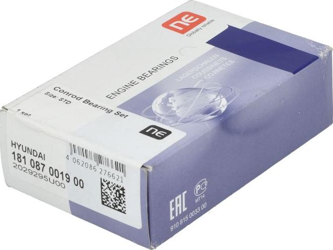 NE 181087001900 - Kit de coussinets de bielle droxauto.com