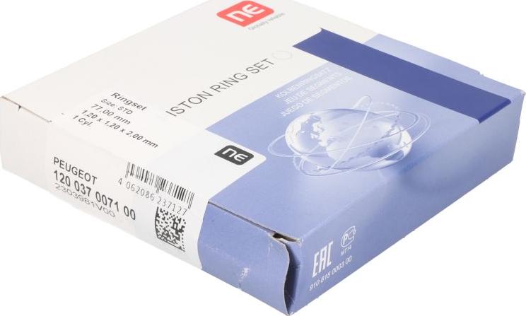 NE 120037007100 - Jeu de segments de pistons droxauto.com