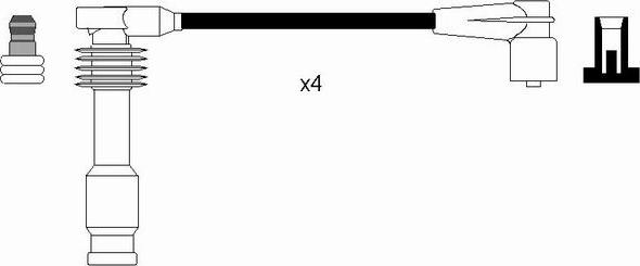 NGK 44288 - Kit de câbles d'allumage droxauto.com