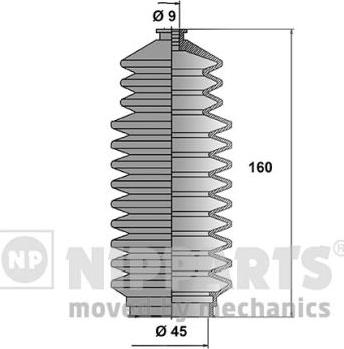 Nipparts J2841000 - Jeu de joints-soufflets, direction droxauto.com