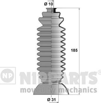 Nipparts J2847005 - Jeu de joints-soufflets, direction droxauto.com