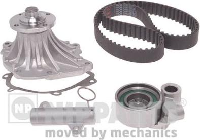 Nipparts N1162008 - Pompe à eau + kit de courroie de distribution droxauto.com