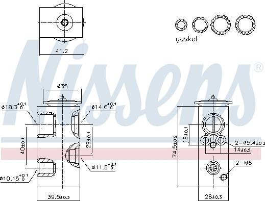 NISSENS 999426 - Détendeur, climatisation droxauto.com
