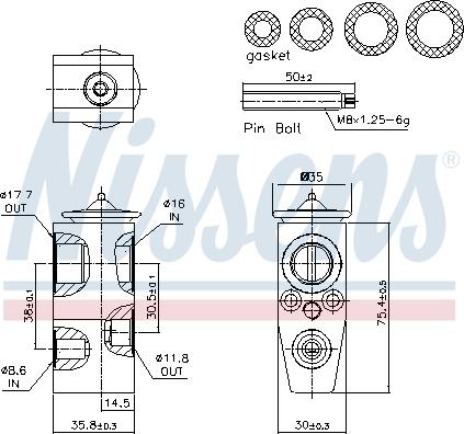NISSENS 999543 - Détendeur, climatisation droxauto.com