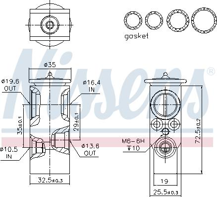 NISSENS 999394 - Détendeur, climatisation droxauto.com