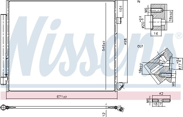 NISSENS 940852 - Condensateur, climatisation droxauto.com