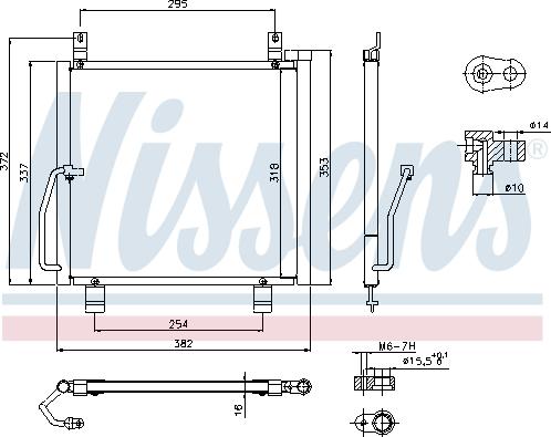 NISSENS 940301 - Condensateur, climatisation droxauto.com