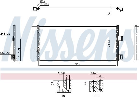 NISSENS 941237 - Condensateur, climatisation droxauto.com