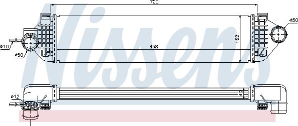 NISSENS 96492 - Intercooler, échangeur droxauto.com