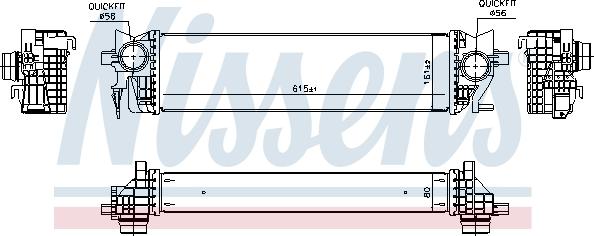 NISSENS 96133 - Intercooler, échangeur droxauto.com