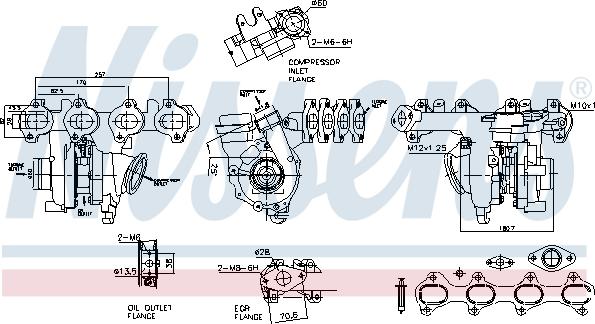 NISSENS 93487 - Turbocompresseur, suralimentation droxauto.com
