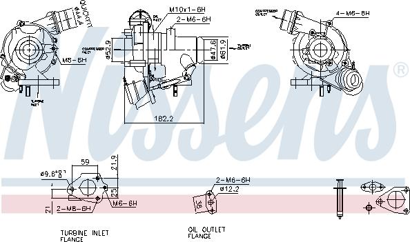 NISSENS 93426 - Turbocompresseur, suralimentation droxauto.com
