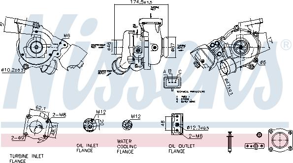 NISSENS 93428 - Turbocompresseur, suralimentation droxauto.com