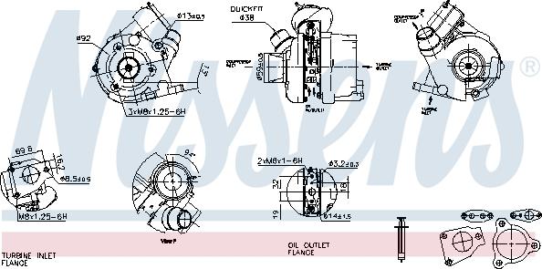 NISSENS 93427 - Turbocompresseur, suralimentation droxauto.com