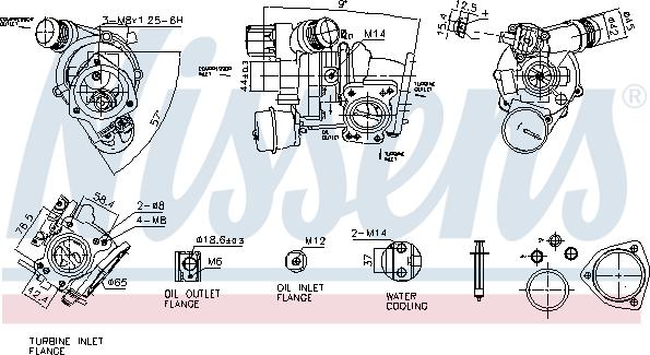 NISSENS 93557 - Turbocompresseur, suralimentation droxauto.com
