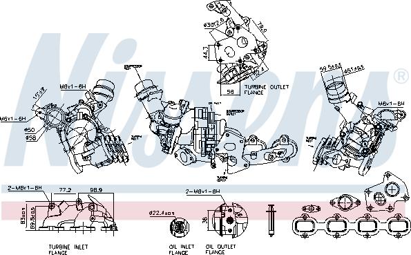 NISSENS 93513 - Turbocompresseur, suralimentation droxauto.com