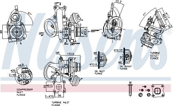 NISSENS 93524 - Turbocompresseur, suralimentation droxauto.com
