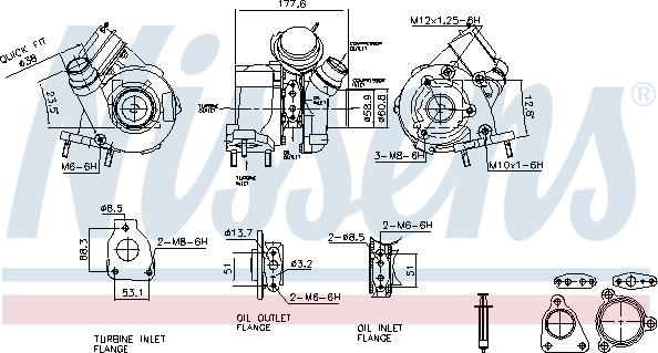 NISSENS 93627 - Turbocompresseur, suralimentation droxauto.com