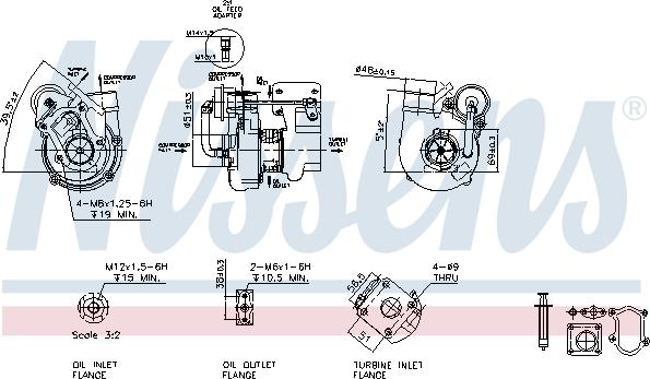 NISSENS 93041 - Turbocompresseur, suralimentation droxauto.com