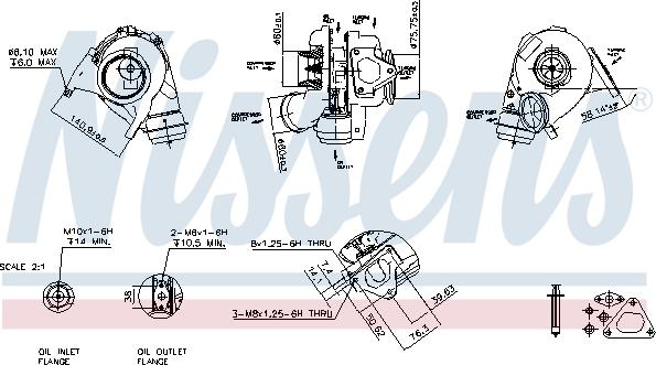 NISSENS 93051 - Turbocompresseur, suralimentation droxauto.com